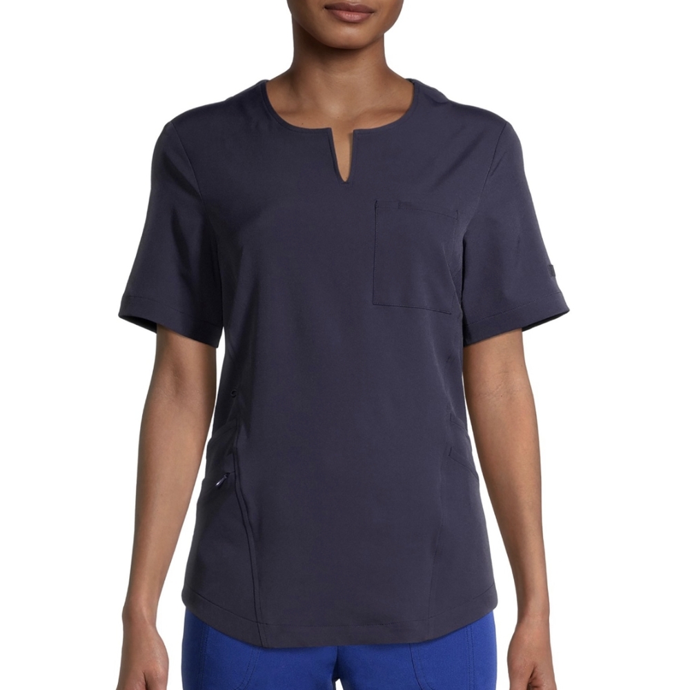 Cuddle Duds scrub top navy